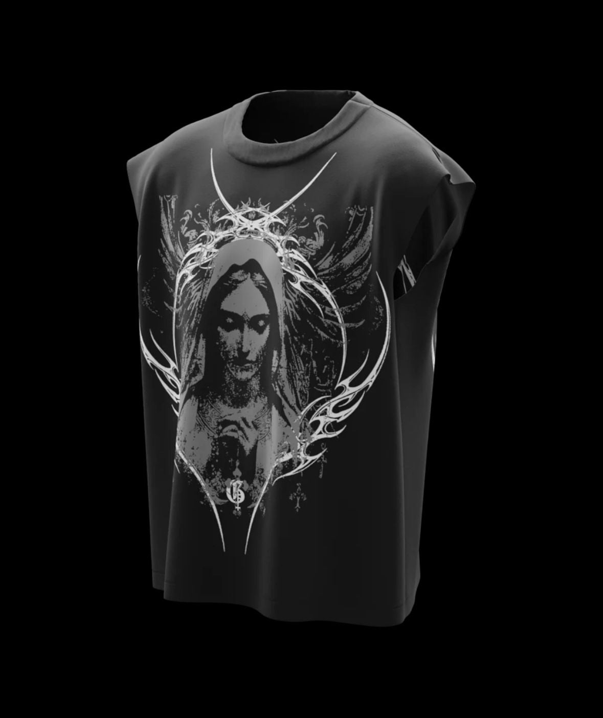 Sleeveless Graphic Tee